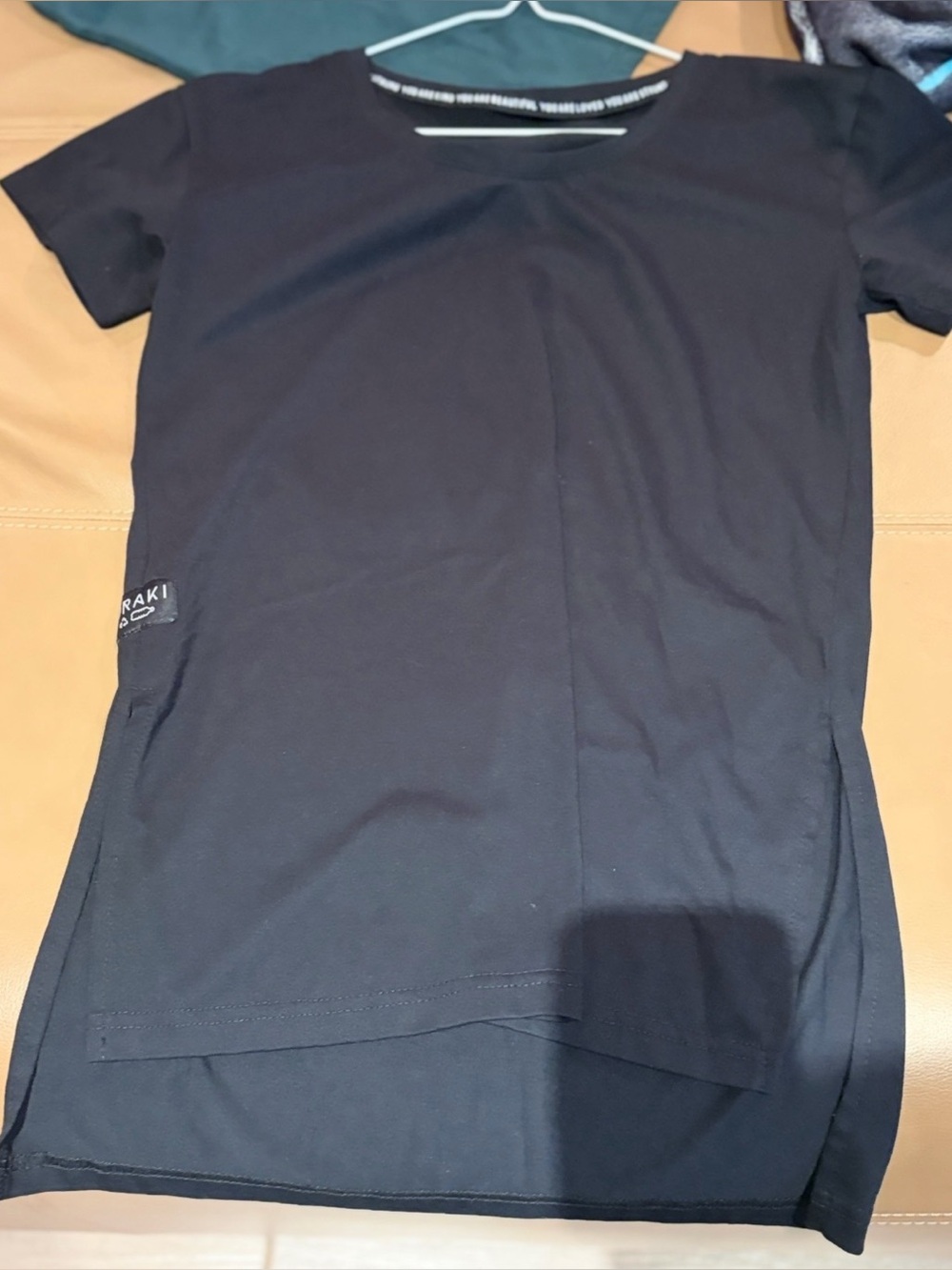 Women's Black Short Sleeve Crew Neck Tee